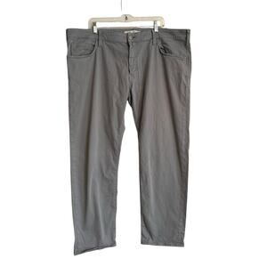 Mavi Jeans Zach Straight Leg Light Gray Twill Pants Men Sz 42x30 Chino Casual